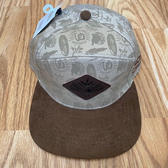 VON DUTCH TAN PANEL BASEBALL CAP HAT OS never even got to wear it - Picture 2 of 9